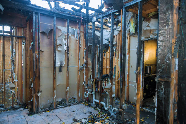 Professional Fire Damage Removal technician working in Montello, WI